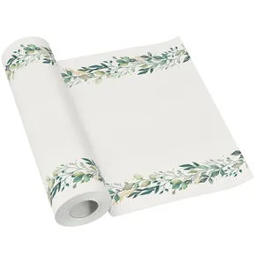 Mittelstreifen PAW AIRLAID 40 cm x 24 m Elegante Blätter
